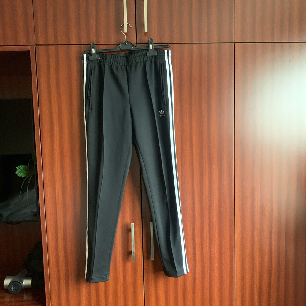 New ADIDAS Track Pants US size S. Made in VIETNAM. 75% Polyester 25% Cotton